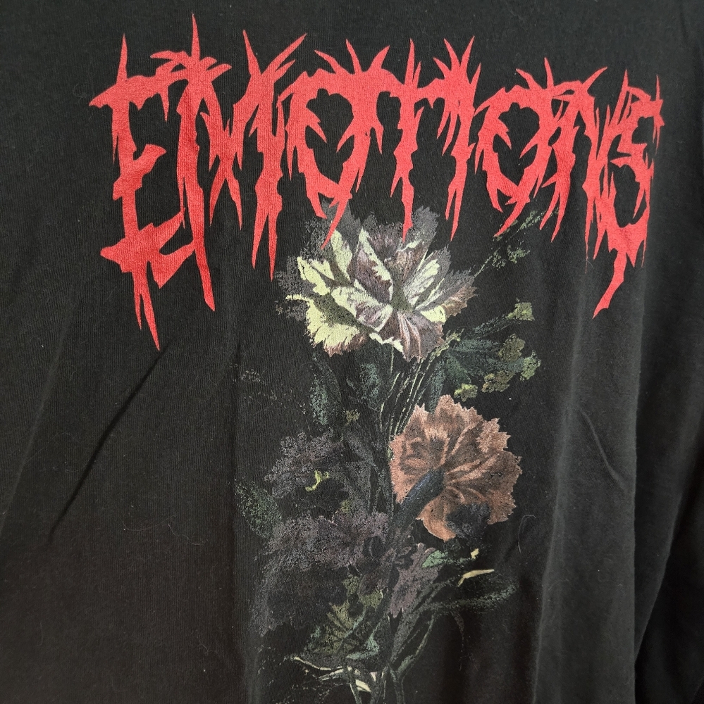'Emotions' Parody Metal Tshirt - Long Sleeve 2XL Unisex